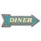 Signmission Diner Arrow Decal Funny Home Decor 18in Wide D-A-999892 - alternate 1